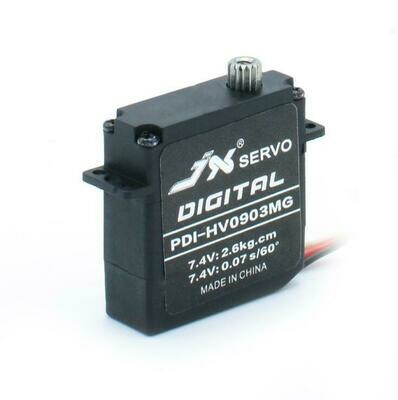 JX PDI-HV0903MG Wing Servo, Digital HV, Coreless, 8mm, 2.6 kgf/cm, 0.07 sec/60°
