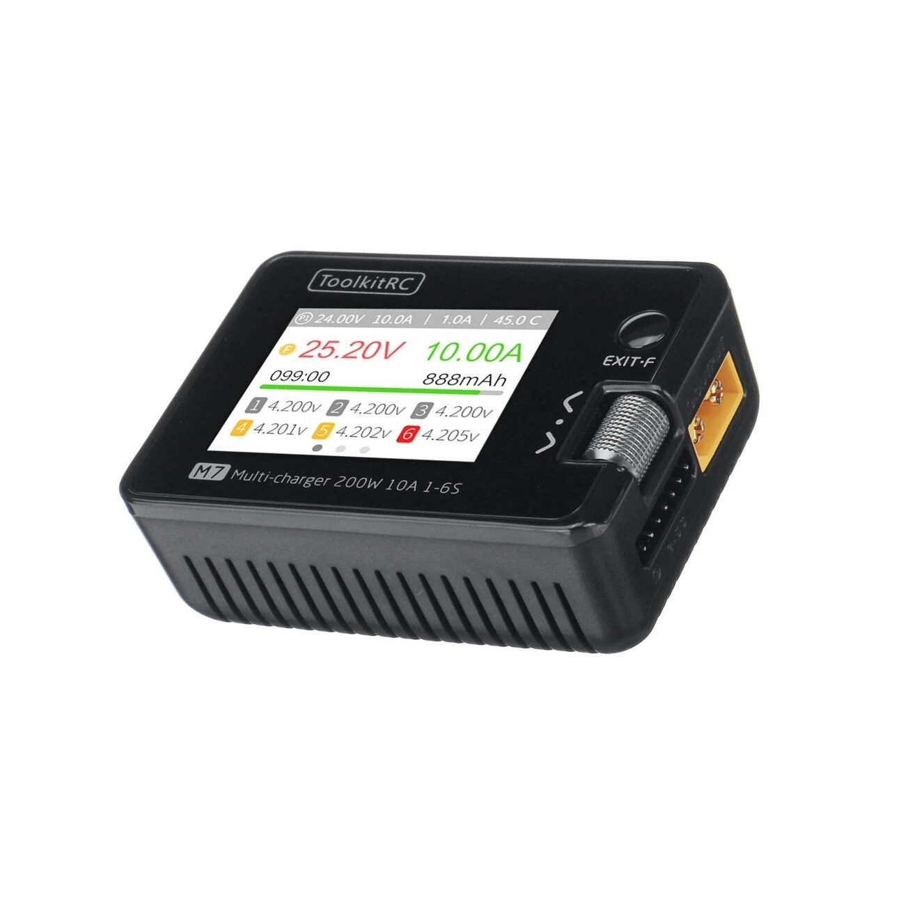 ToolkitRC M7 200W 10A DC Charger 1-6S &amp;amp; Multitool