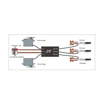 JP Hobby Three-Wheel Controller Retract Box ER-150 V1 (HV)