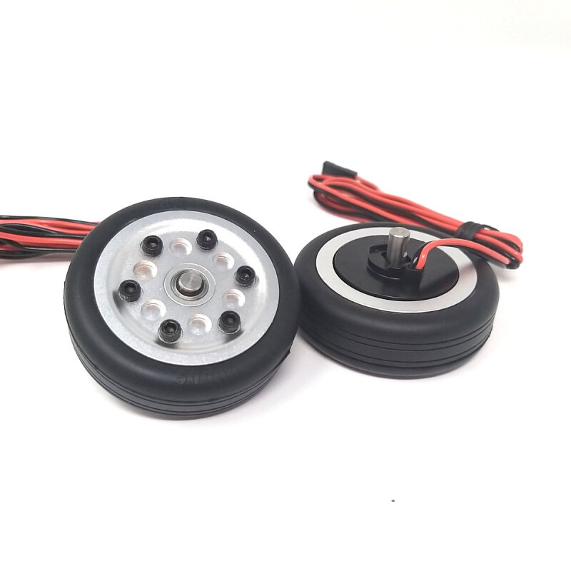 JP Hobby Electric Brake with 2x 50/16mm Wheels (5mm Axle)
