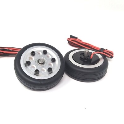 Frein électrique JP Hobby avec 2 roues de 50/16 mm (axe de 5 mm)