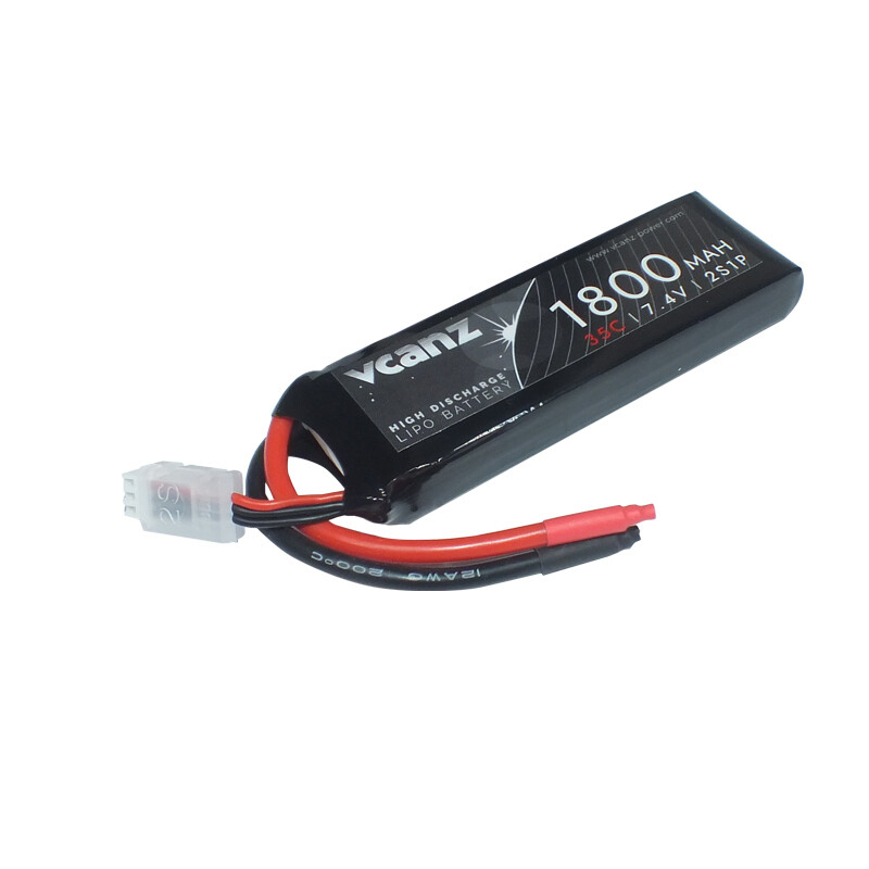 Vcanz 2S 7.4V 1800mAh 35-70C Lipo RC Battery Vcanz 2S 7.4V 1800mAh 35-70C Lipo RC Battery