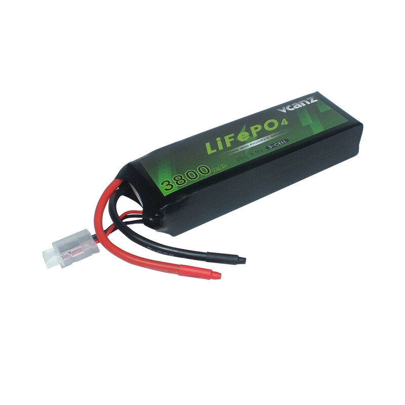 Vcanz LiFePo4 Battery 3S/9.9V, 3800mAh 25C