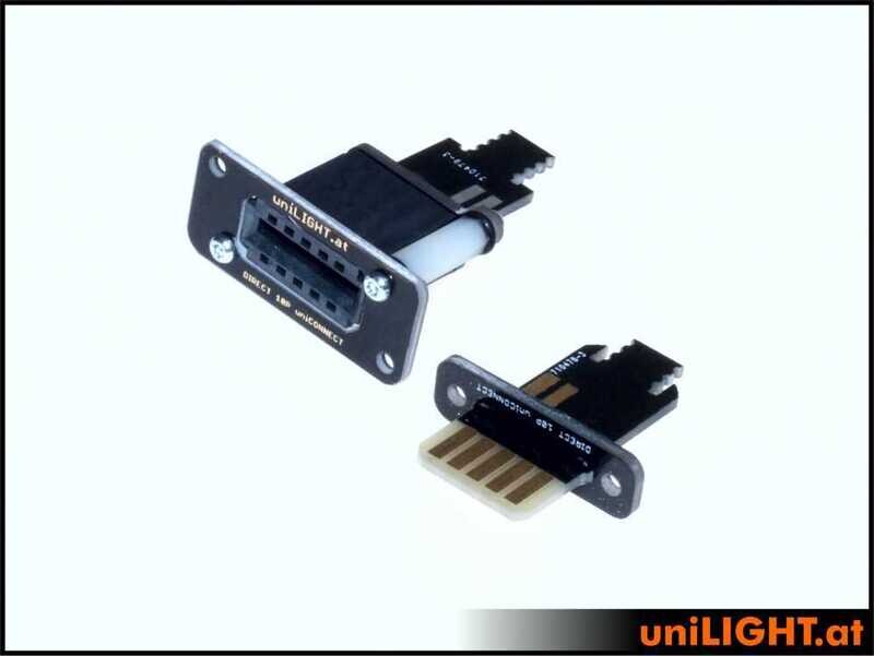 Connecteur direct, 3 pôles primaires et 4 pôles secondaires Connecteur direct, 3 pôles primaires et 4 pôles secondaires