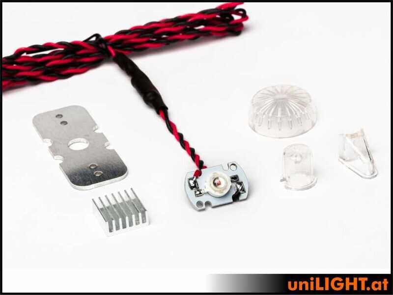 Flash rond 10/24 mm, 8 W