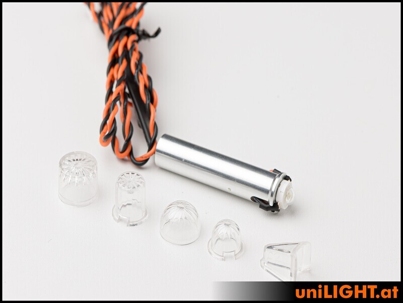 10mm PIN navigation light, 4x2W, T-fuse