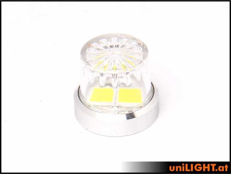 13mm ROUND strobe light, 10W x 2, SHORT