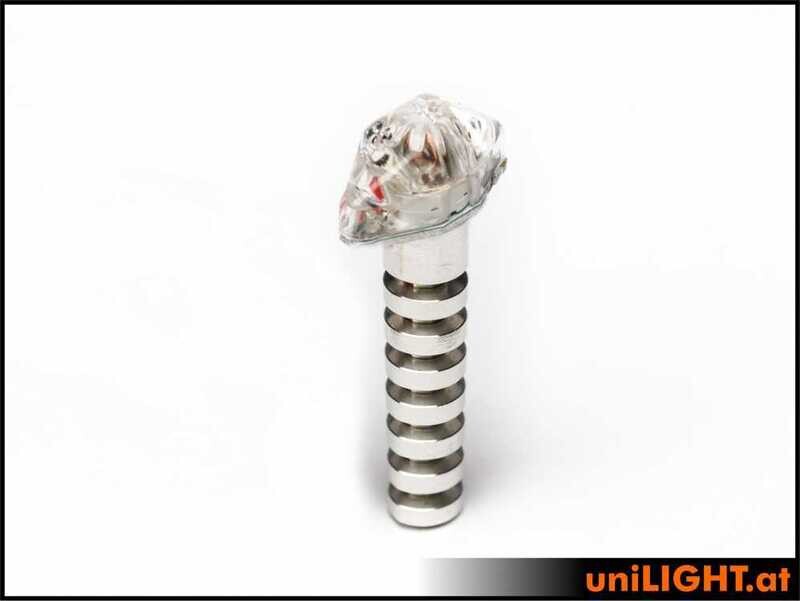 Mini-feu de navigation 8 mm, 4 W