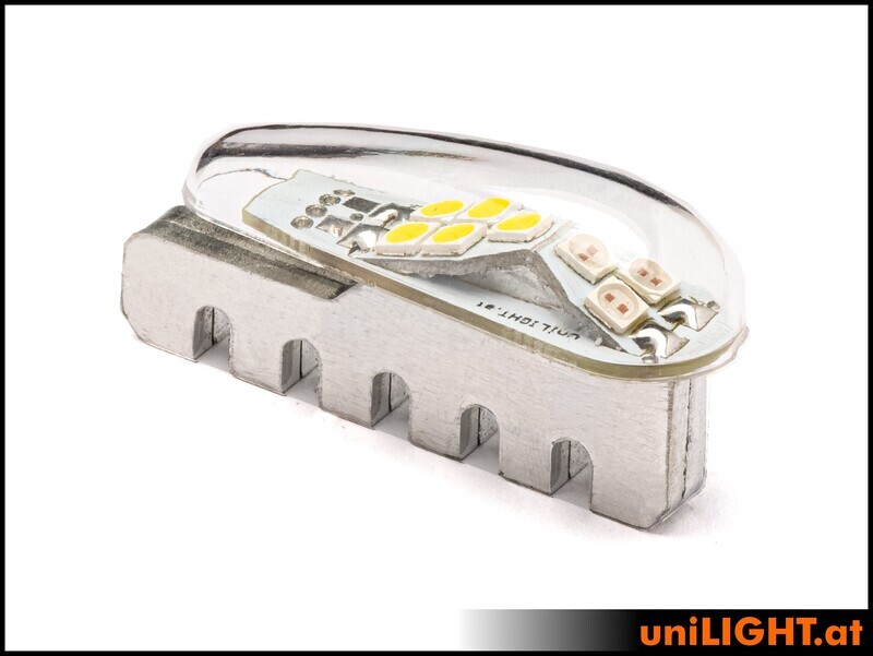 12mm DUAL Navigation + Flashlight, 10Wx2, SHORT 12mm DUAL Navigation + Flashlight, 10Wx2, SHORT