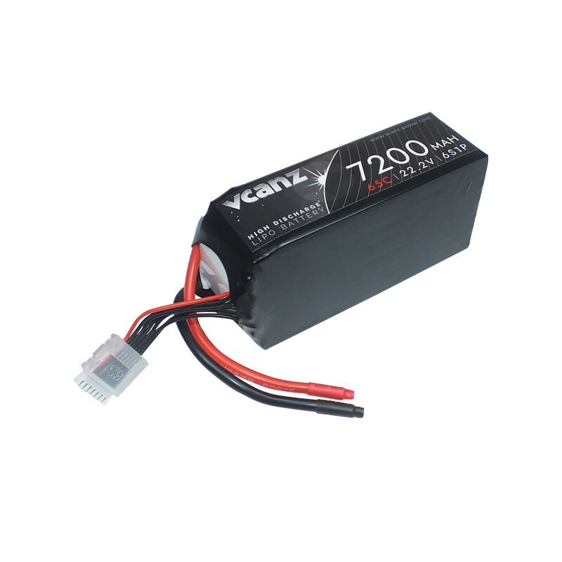 Vcanz 6S 22.2V 7200mAh 65-130C Graphene Lipo RC Battery
