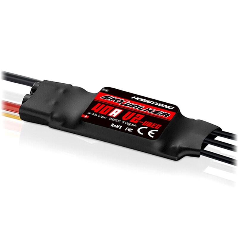 Hobbywing Skywalker V2 40 A 3-4s, BEC 5 A Hobbywing Skywalker V2 40 A 3-4s, BEC 5 A