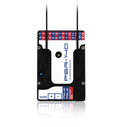 PBR-14D - Récepteur 14 canaux 2,4 GHz PBR-14D - Récepteur 14 canaux 2,4 GHz
