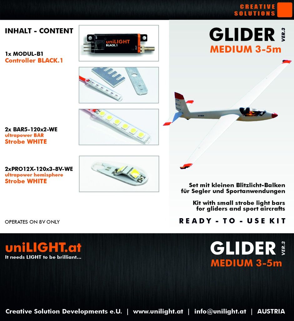 GLIDER Medium Lighting Kit V3