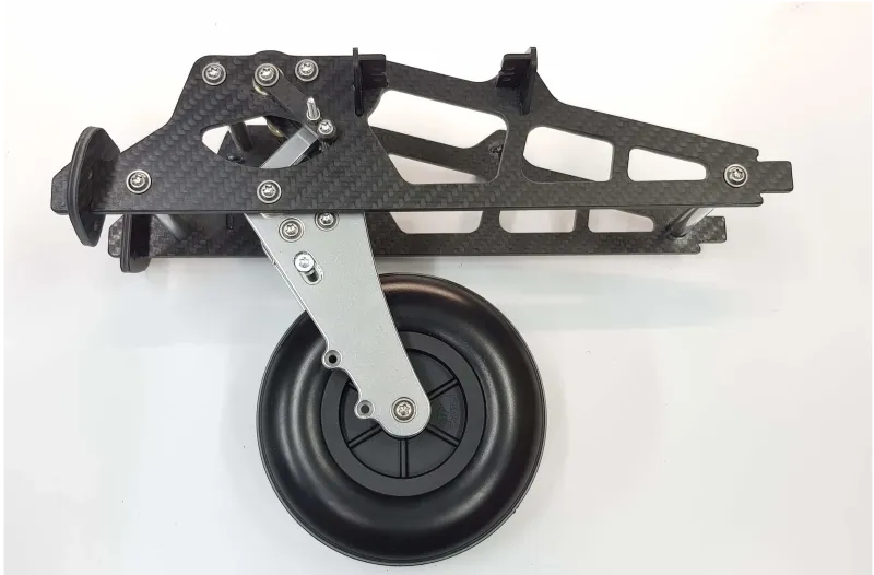 Retractable landing gear, 1:3.0 scale, 112 mm wheel