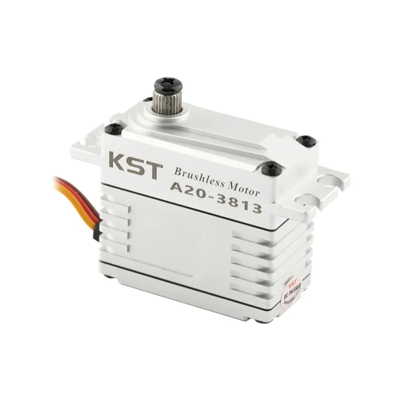 KST A20-3813 V8.0 Brushless HV Phosphor Bronze &amp;amp; Hardened Steel Gear Servo 43kg.cm 0.12sec/60°