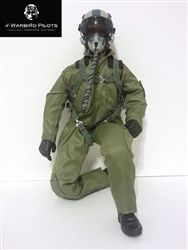 SCALE Full-Body Jet Pilot 1/4.5 - 1/4 Scale, 15&amp;quot; GRÜN