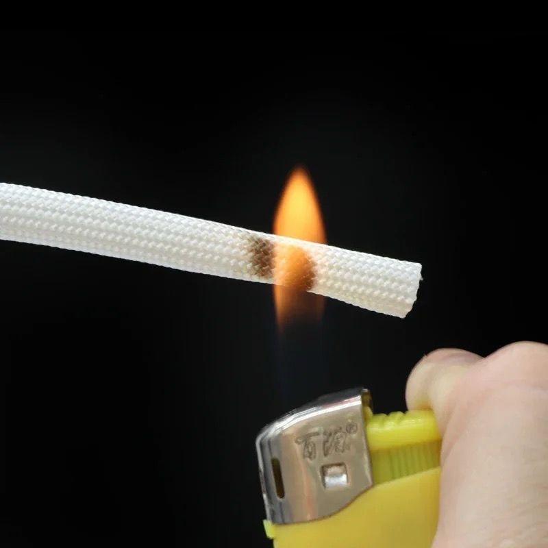 Fiberglass braided hose
