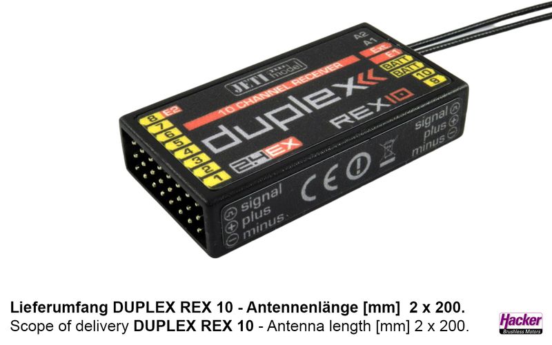 DUPLEX 2.4EX Receiver REX 10