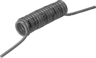 FESTO PUN-6X1 Spiral Plastic Hose, 1 m Long