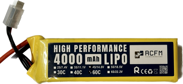 4S LiPo RC-Akku 14.8V 40000mAh 60-120C