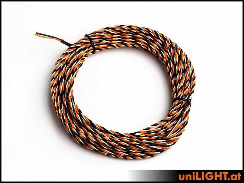 unilight Hitzebeständiges Teflonkabel, 10m, 0.55mm²