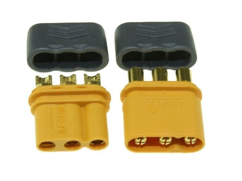 Amass MR30 Hochstrom Stecksystem mit Kabelschutz