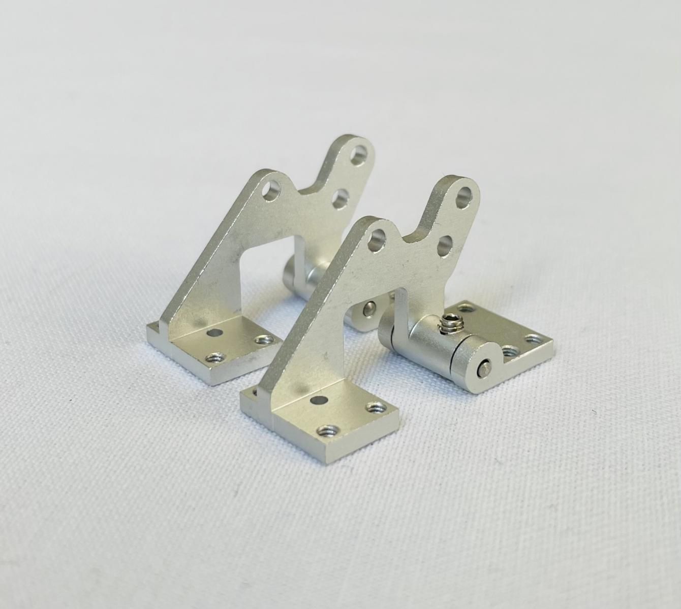 Charnières déportées Intairco en aluminium usiné CNC – Lot de 2