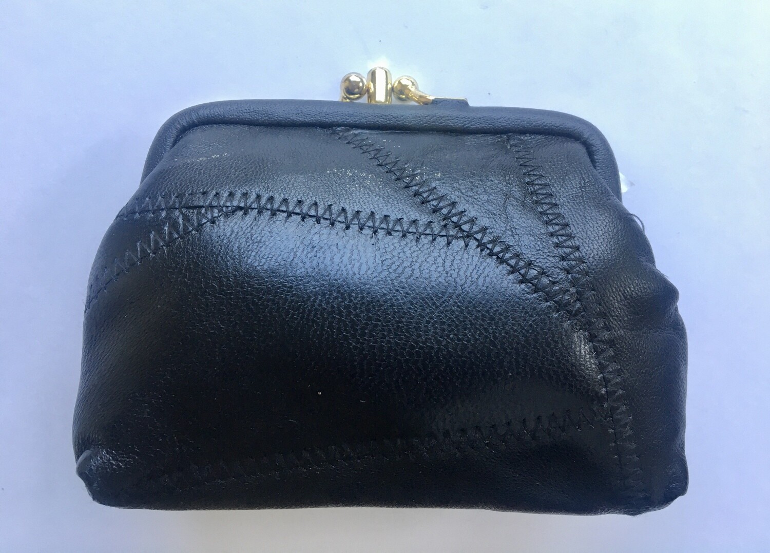Soft Leather Black Ladies Purse