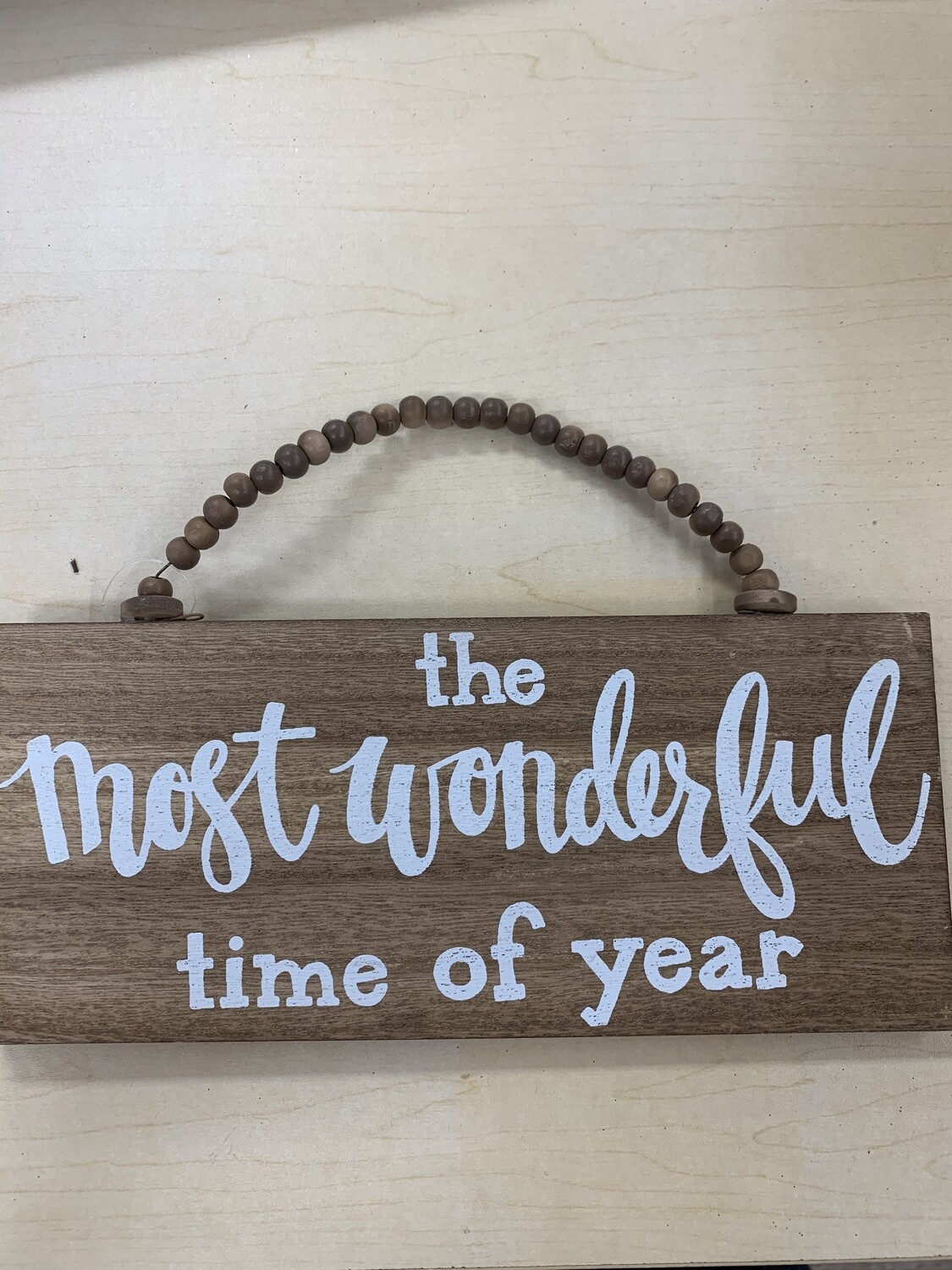 Wooden Message Ornament
