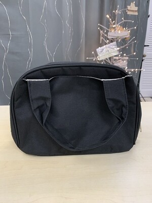 Solid Black Lunch Tote