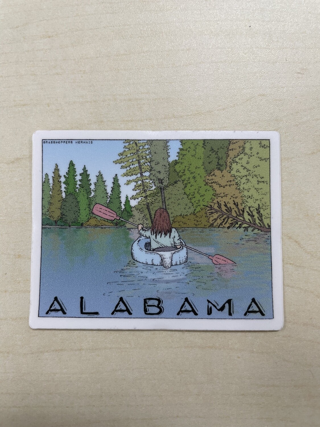 Alabama Kayaking Sticker