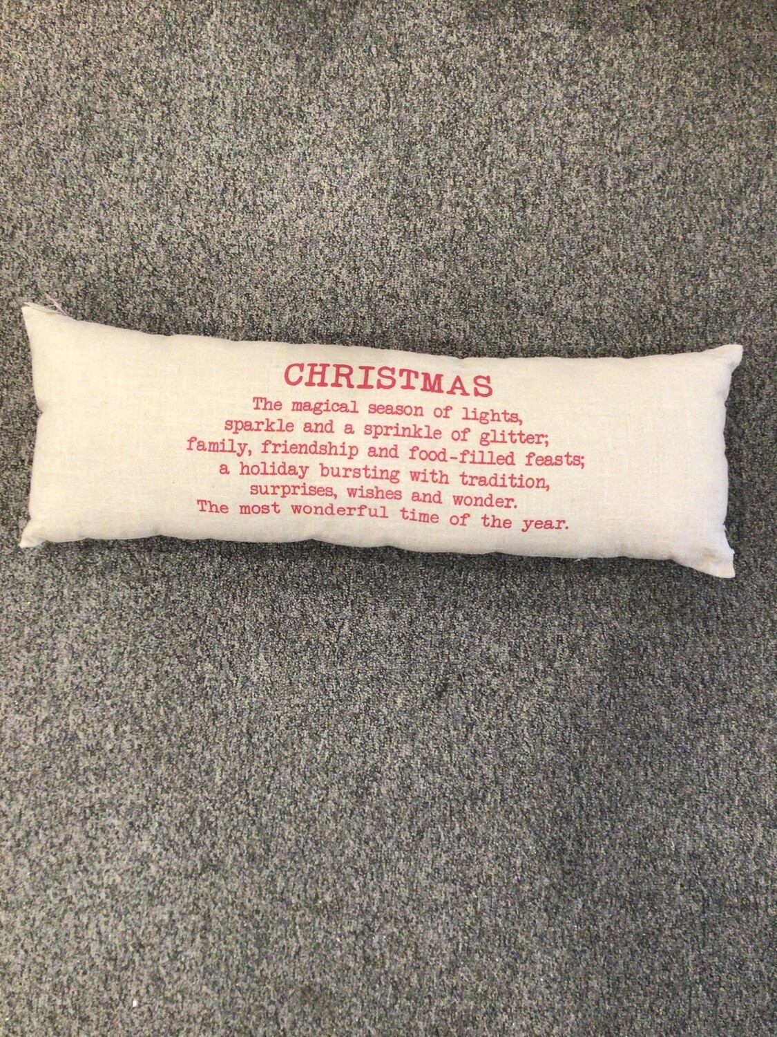 Long Christmas Pillow