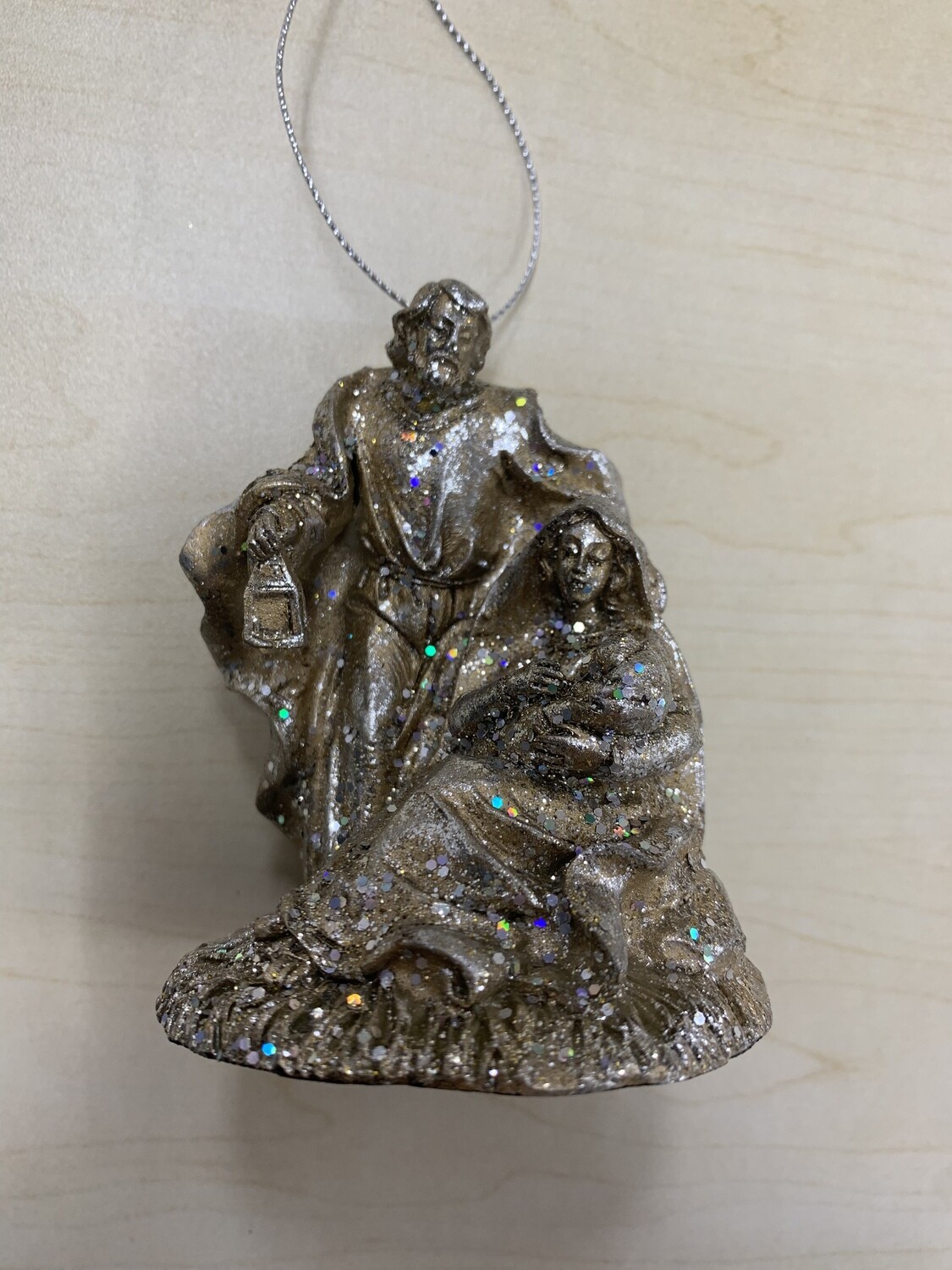 Glitter Nativity Ornament