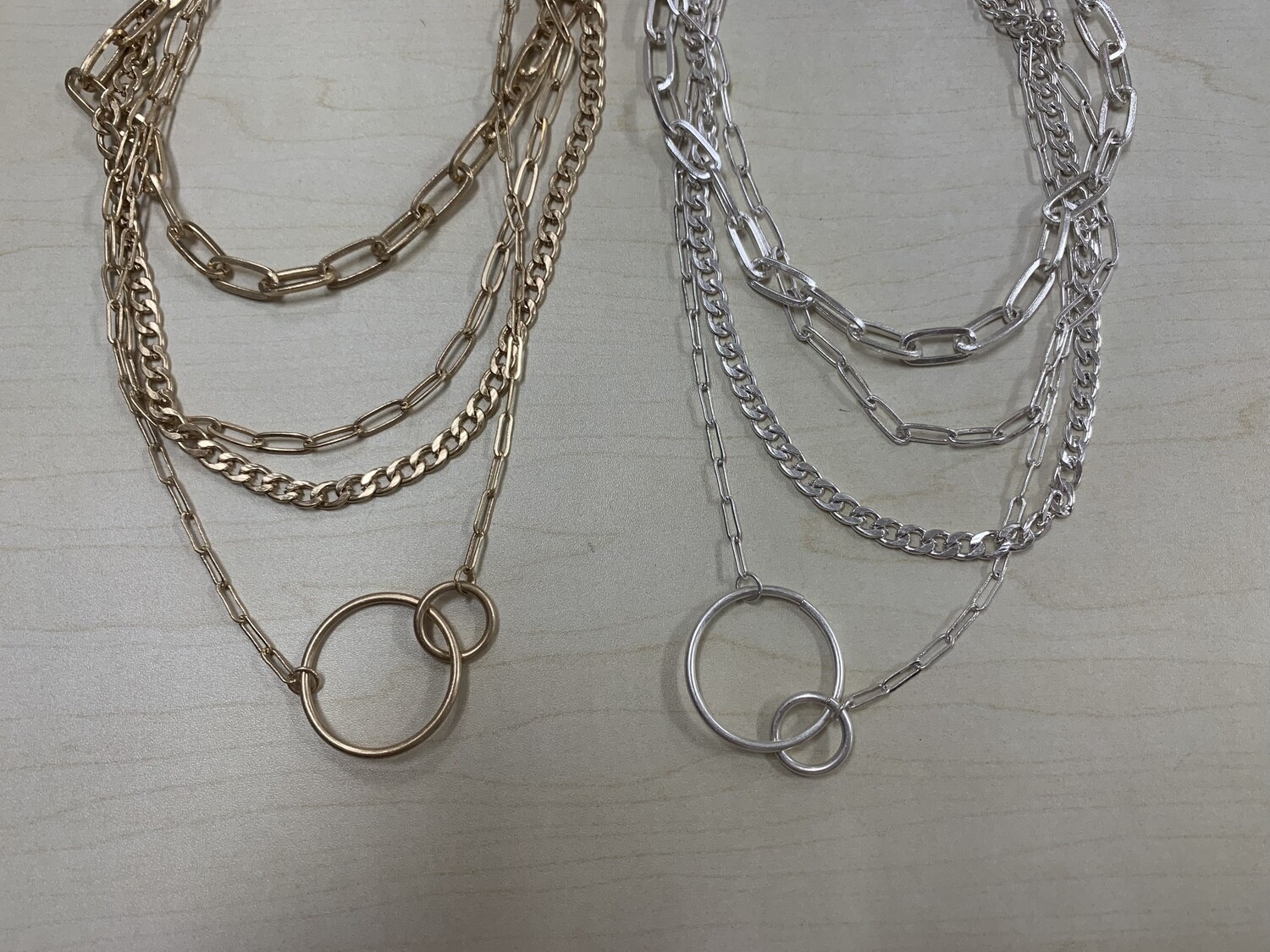 Layered Loop Necklaces