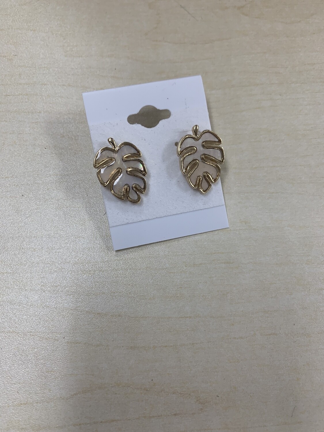Opal Leaf Earrings