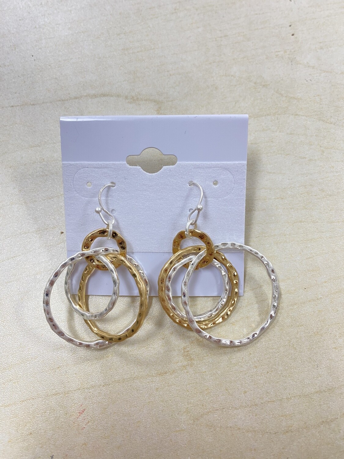 Triple Circle Earrings