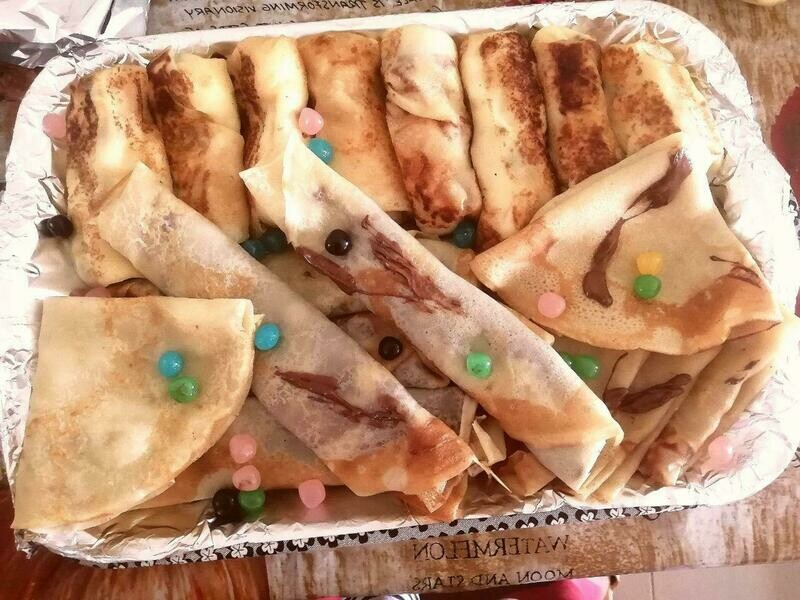 2 Crêpes salées et 1 Crêpe sucrée et Pack disponible