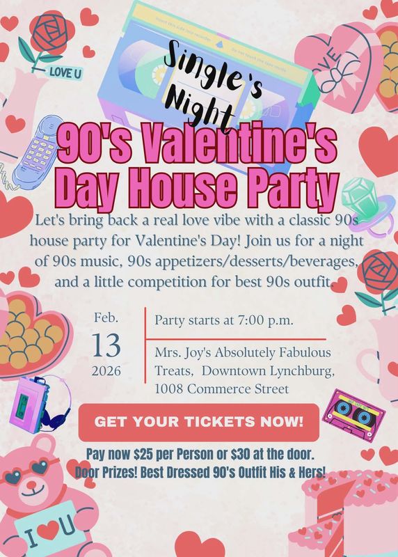 2/13/2024 Valentine’s Day 90s Party