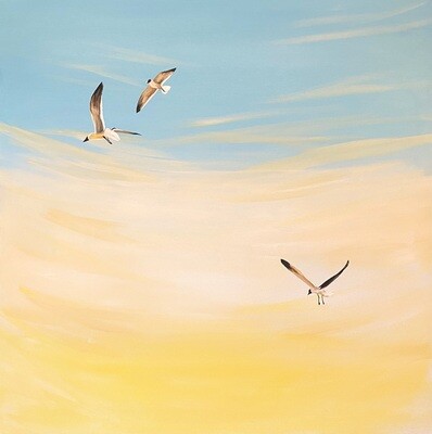 Free Birds original painting