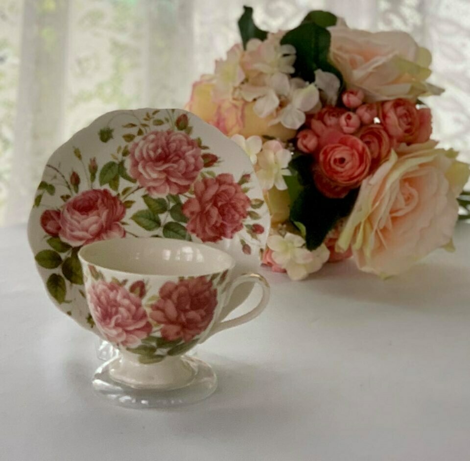 Hampstead Rose Tea Cup and Saucer