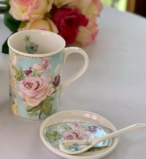 Rose Mist Mug Set