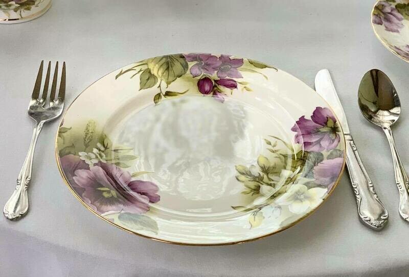 Pansies Plate