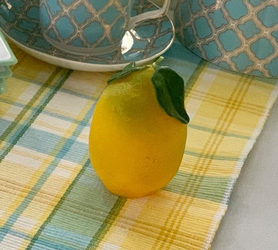 Lemon Shaped Candle