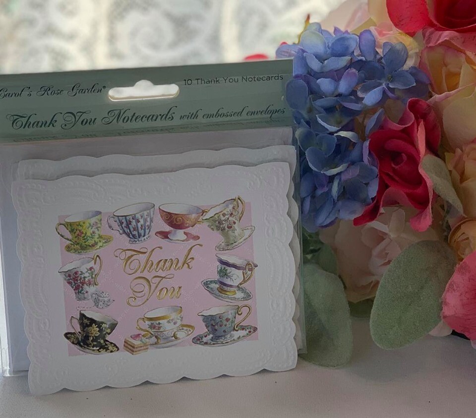Tea Cup Thank You Note Cards