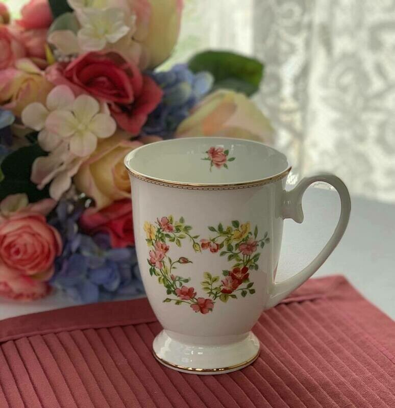 Rose Heart Mug