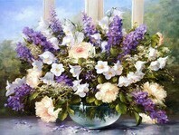 Hilda&#39;s Bouquet with Lilacs