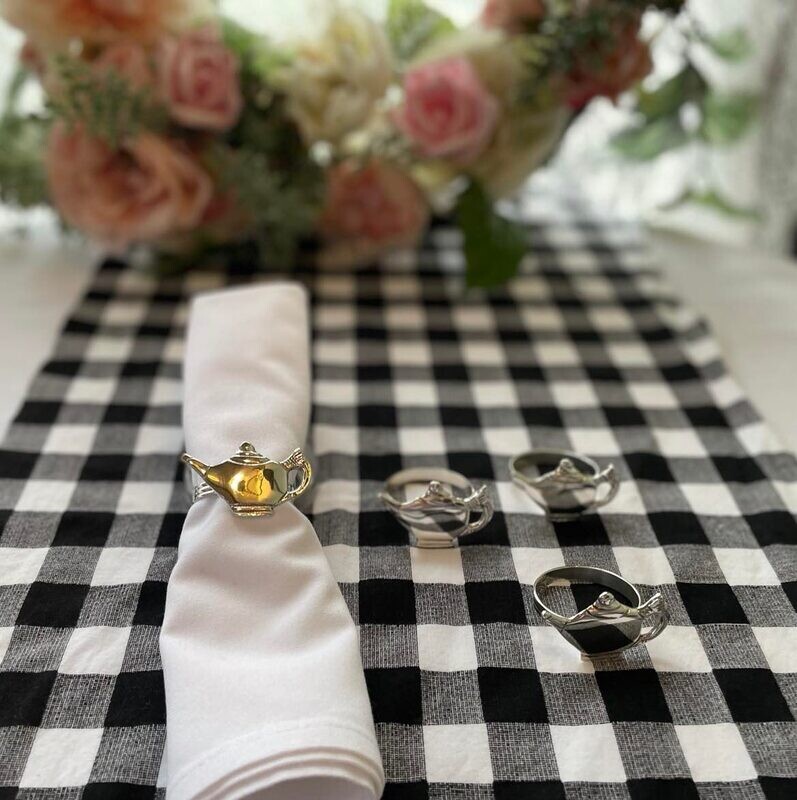 Tea Pot Napkin Rings
