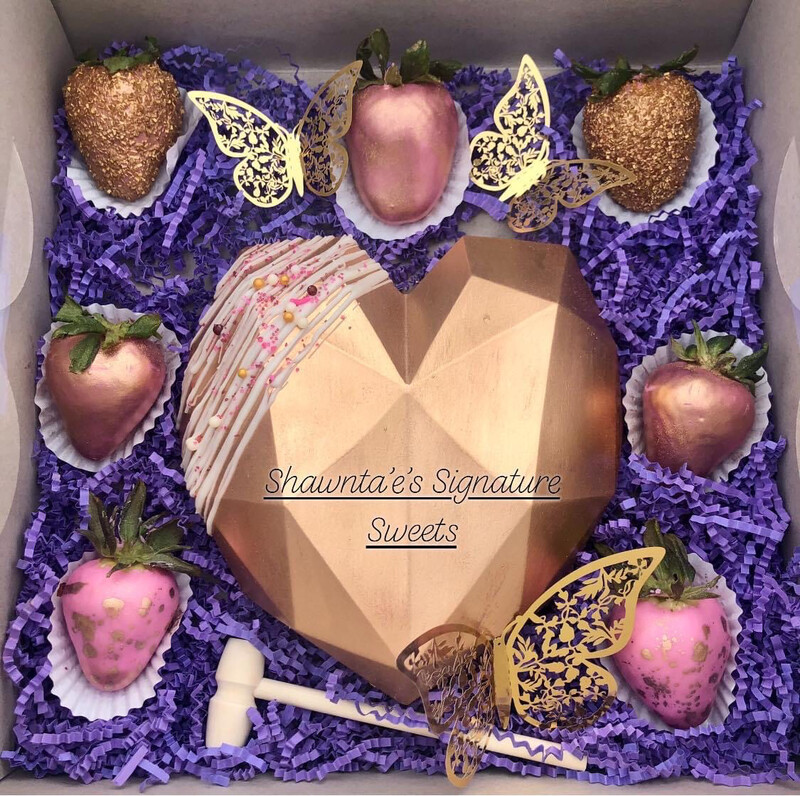 Chocolate Covered Breakable Hearts