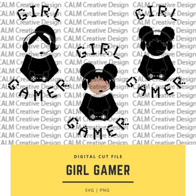 Girl Gamer Digital File