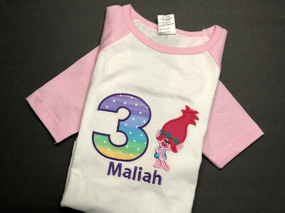 Children&#39;s Embroidered Birthday Shirt